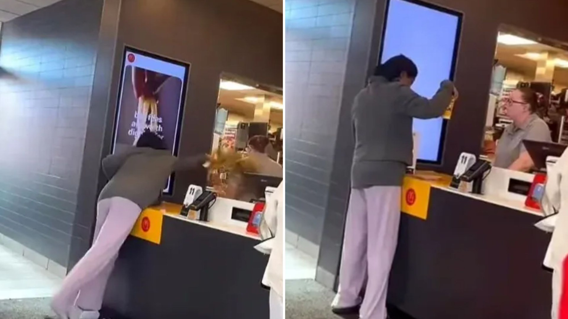 McDonald’s customer who launched boiling coffee at manager is named as cops hunt woman after fiery refund dispute