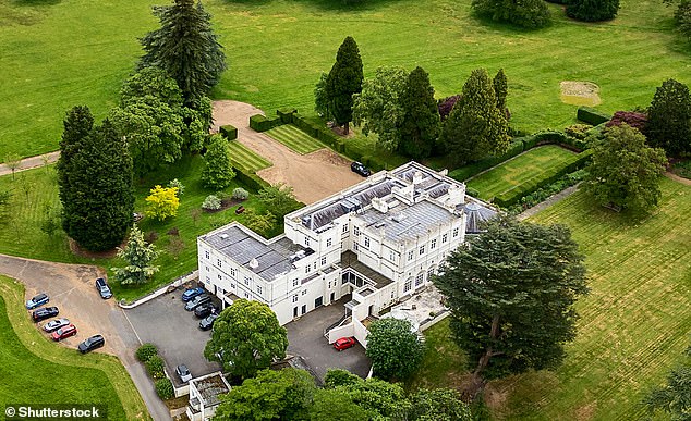 Pictured: Royal Lodge in Windsor Great Park where Andrew has lived