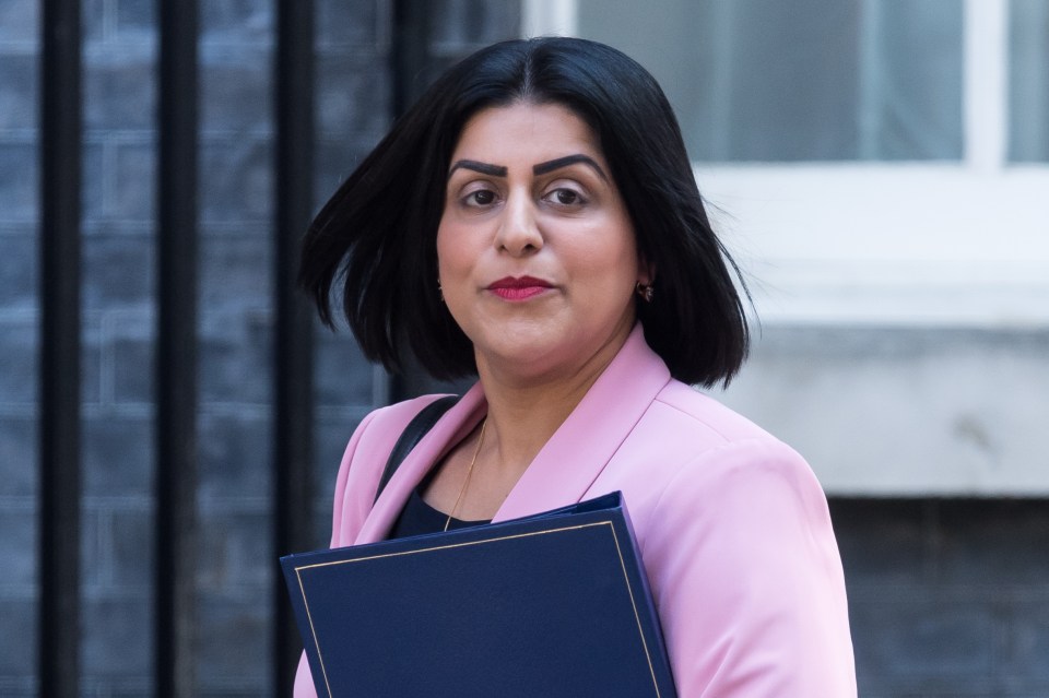 Lord Chancellor and Secretary of State for Justice Shabana Mahmood in a pink blazer.