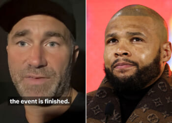 Eddie Hearn breaks silence on Chris Eubank Jr ambulance video as explosive row heats up ahead of Conor Benn rematch