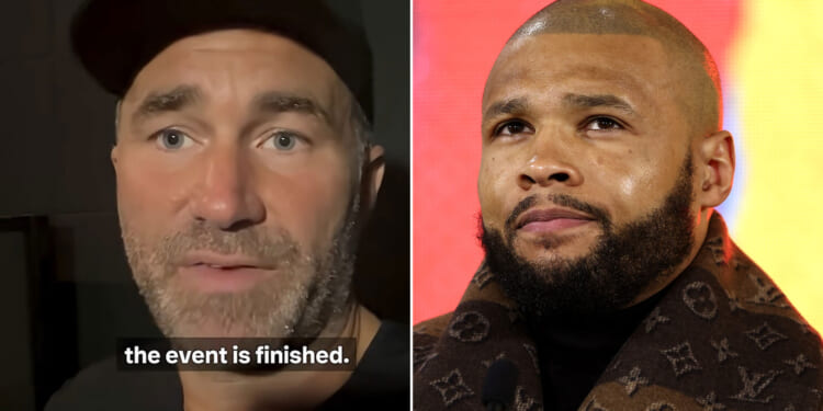 Eddie Hearn breaks silence on Chris Eubank Jr ambulance video as explosive row heats up ahead of Conor Benn rematch