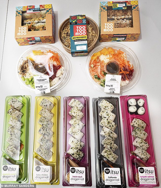 Ichiban's finished products: ‘The whole point of sushi is that it should be colourful, it stands out on the shelf'
