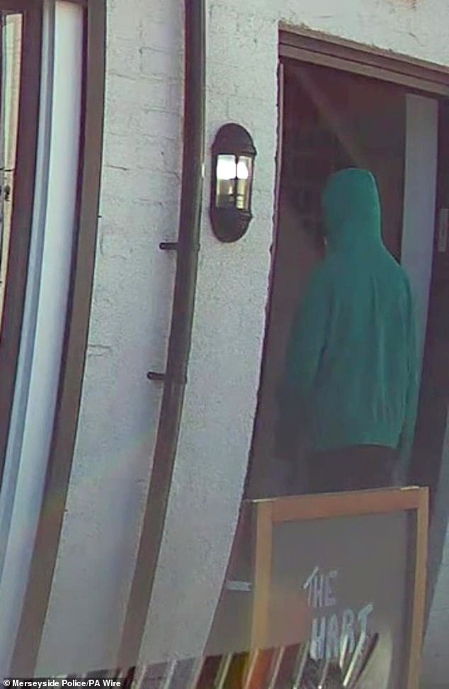 Dashcam footage shows the killer entering the Hart Space centre in Southport where the dance class was taking place