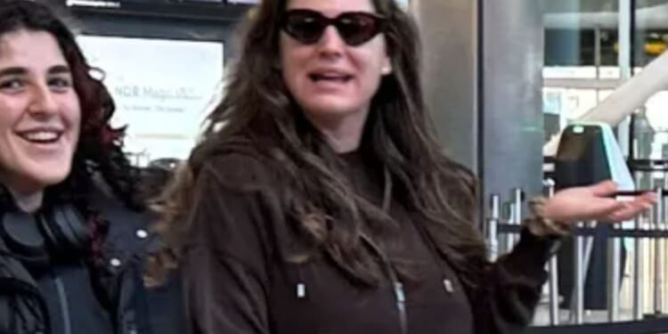 Kelly Brook spotted leaving Heathrow Airport as she heads to Australia ahead of I'm A Celebrity appearance 