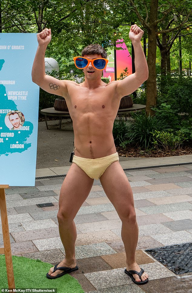 As well as cashing in with DIY crochet kits Tom is also the face of Malibu¿s Don¿t Drink and Dive campaign, which features him posing in very small knitted swimming trunks (pictured)