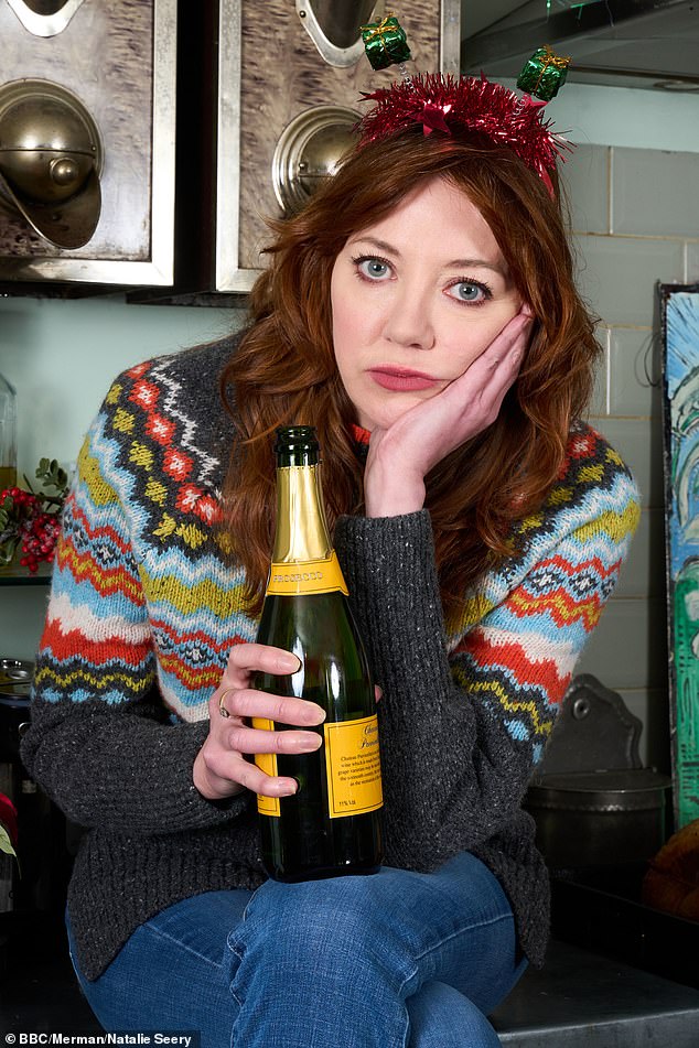 Commercial radio listeners will be very used to the actress¿ dulcet tones as she appear in numerous adverts (pictured on Motherland)