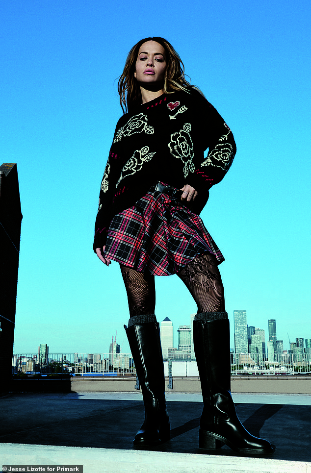 Despite backlash from fans who have criticised her for partnering with the fast fashion giant (pictured) she is still the face of the high street retailer, which saw its profits boom last year.