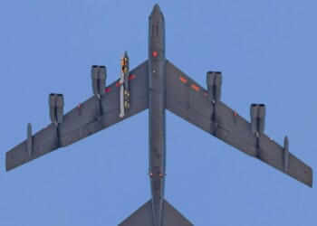 Show of force display that will leave Putin & Xi quaking as pics ‘reveal Trump's new nuclear missile’ on test flight