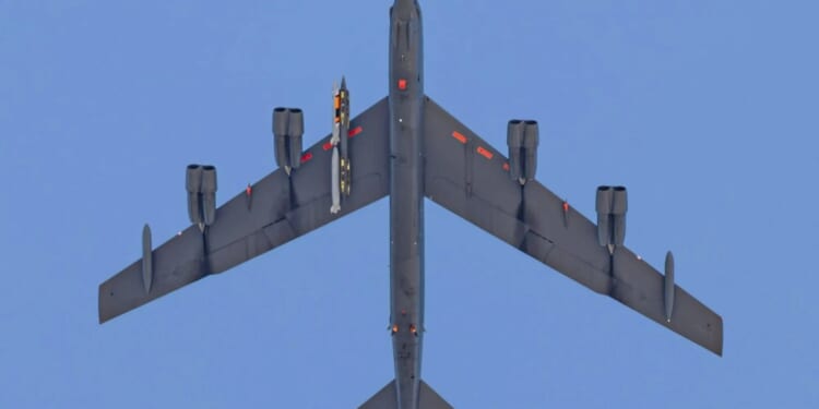 Show of force display that will leave Putin & Xi quaking as pics ‘reveal Trump's new nuclear missile’ on test flight