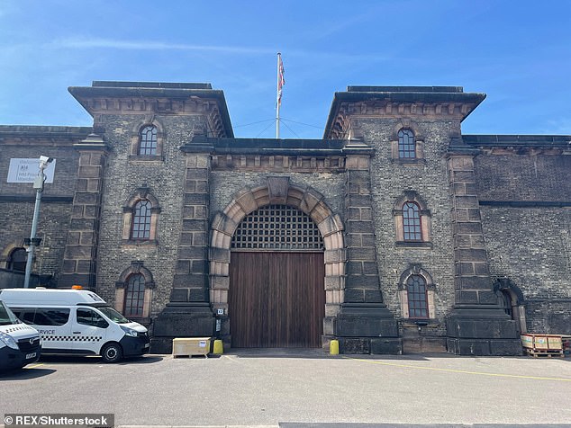 The Victorian jail, with its double-fronted wooden entrance beneath a gothic arch, is flanked by twin three-storey towers. Surrounding the entire fortress-like complex are 30ft walls, with some sections topped with razor-sharp barbed wire and metal fencing