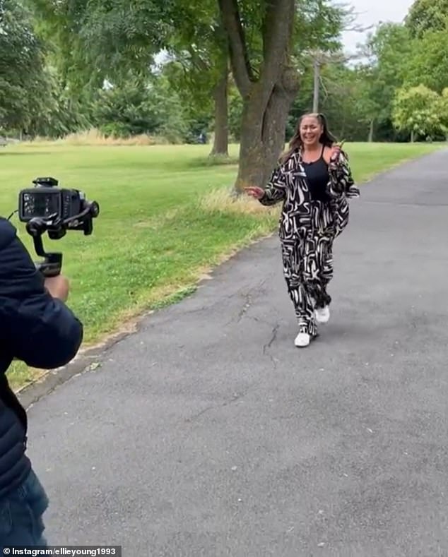 The reality favourite from Pontefract, West Yorkshire, travelled to London to take part in a fast-track course at The Presenter Studio