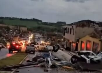 At least five dead & 430 injured after tornado rips through Brazil as rescuers hunt for victims in trail of destruction
