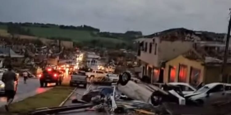 At least five dead & 430 injured after tornado rips through Brazil as rescuers hunt for victims in trail of destruction
