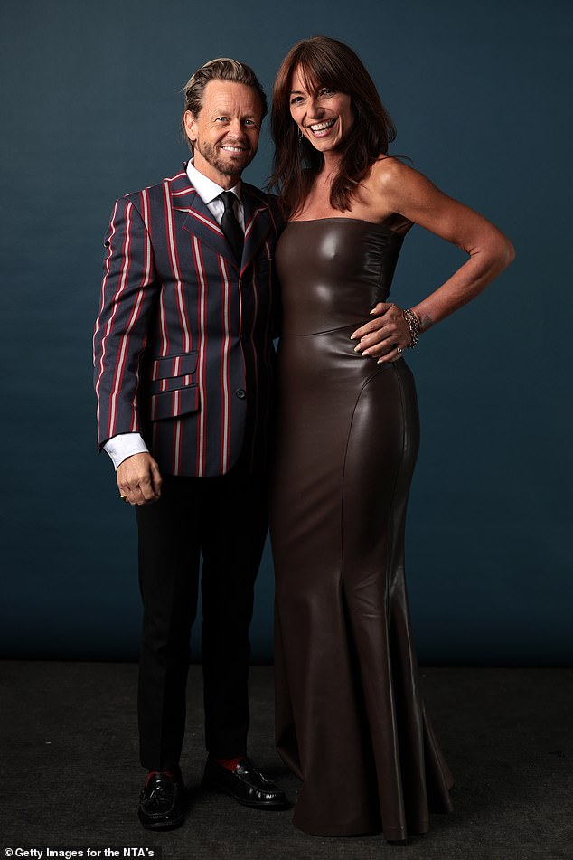 In September it was revealed Davina was engaged to her partner Michael Douglas