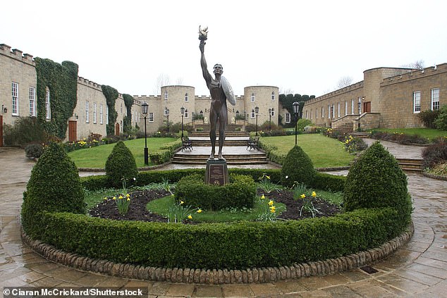 The event, which took place at the Church of Scientology's UK Headquarters in East Grinstead was met by protesters