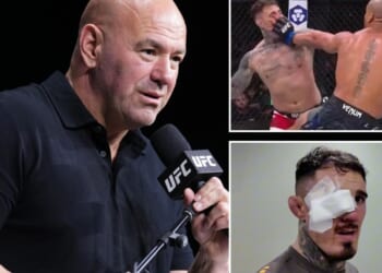 Dana White gives timeline for Tom Aspinall vs Ciryl Gane rematch as major eye injury update delivered by UFC Boss