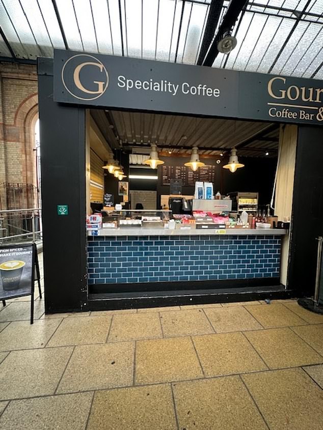 At the Gourmet Coffee Bar outside Leicester station, a very small box still nearly full of poppies had been placed on one corner of the counter but few people had purchased one