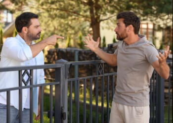 People think they have bad neighbours but my brother has the worst