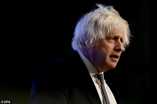 Boris Johnson hit back at Robinson's comments, telling The Mail on Sunday: 'There is a difference between trying to destroy the BBC and trying to hold it to account. This is just a diversionary tactic from an organisation that is too arrogant to think it might be at fault'