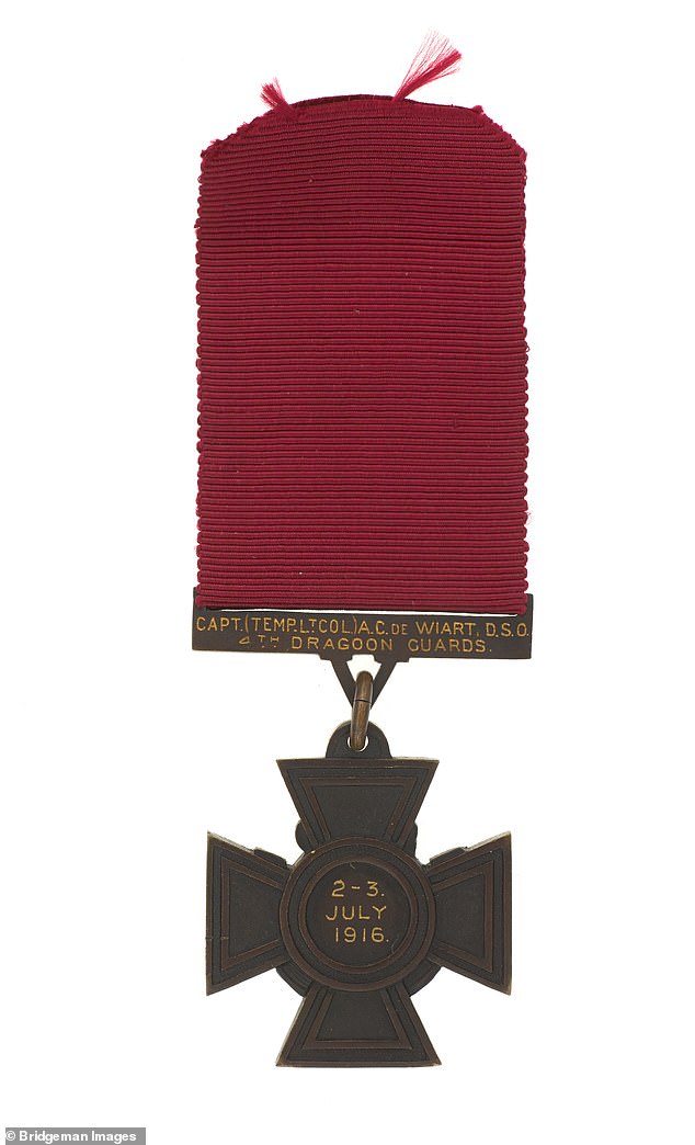 The Victoria Cross awarded to Sir Adrian. Lord Ashcroft is launching a website on Tuesday (Armistice Day) so visitors can take a virtual tour of the exhibition of Victoria Crosses and George Crosses at the Lord Ashcroft Gallery, closed by the Imperial War Museum in September