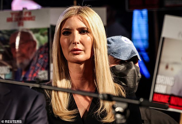 The results were shockingly different to what she actually looks like at this age, hinting that she may have gotten plastic surgery or injections. Ivanka is seen last month