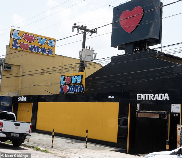 An establishment called the Love Hotel in Belem, where rooms can be rented by the hour