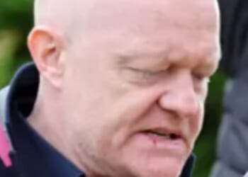 EastEnders love rat Max Branning gets a split lip during massive Christmas bust-up