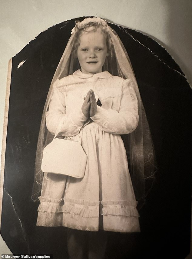 For four years in the 1960s, Maureen, then a young adolescent, was forced to endure hard labour, before she finally escaped as a 16-year-old (pictured as a younger child)
