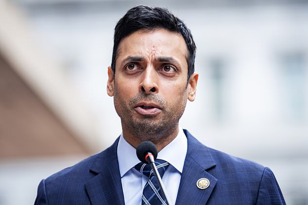 Congressman Suhas Subramanyam (pictured), who sits on Congress’s House Oversight Committee, which is conducting the probe, told The Mail on Sunday: ‘We have reason to believe that there are others who may have been trafficked to Andrew'