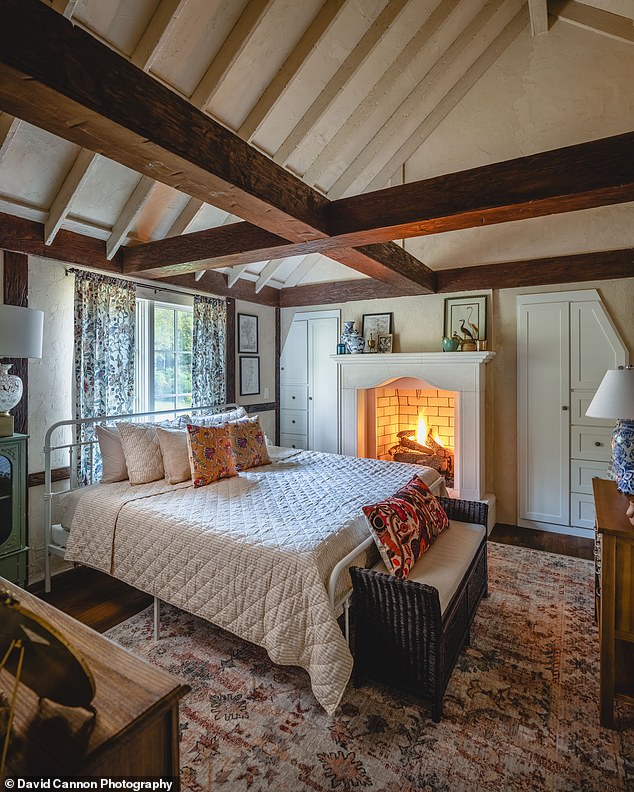 'A lot of the furnishings in the movie go for tens of thousands,' she said. 'Those living-room chairs are about $10,000 each, and the umbrella stand by the door was $15,000'