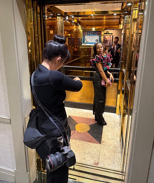 Some guests at the dinner had no idea who the guest of honour - Yamal's mum - was