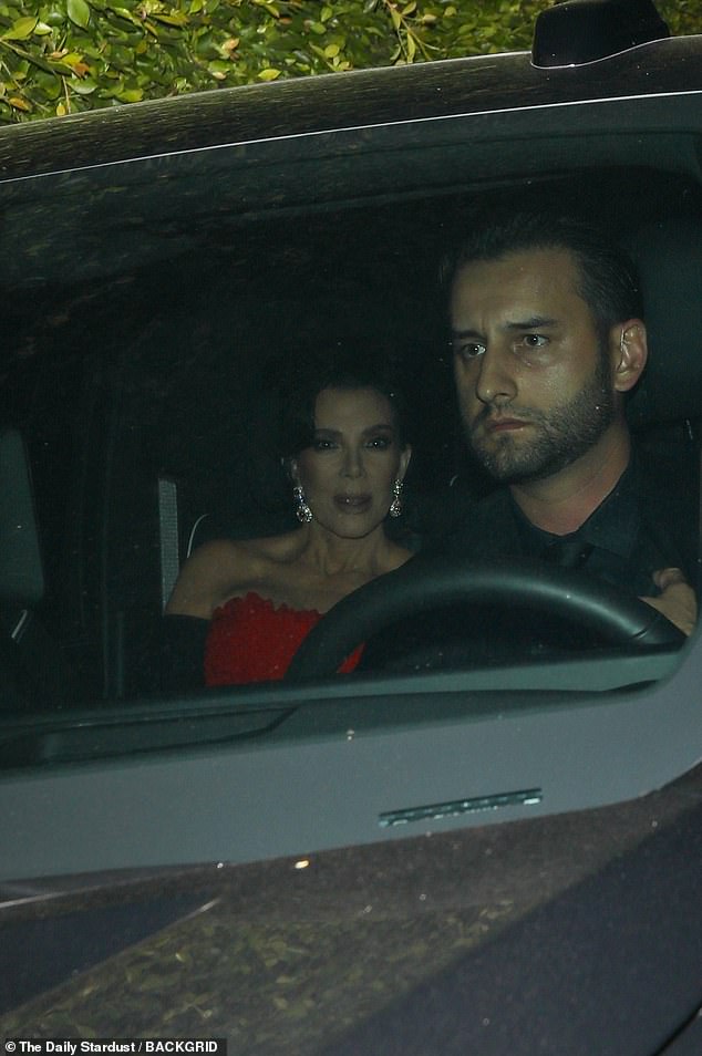 Later, the woman of the hour was spotted being chauffeured into Jeff Bezos's Beverly Hills mansion