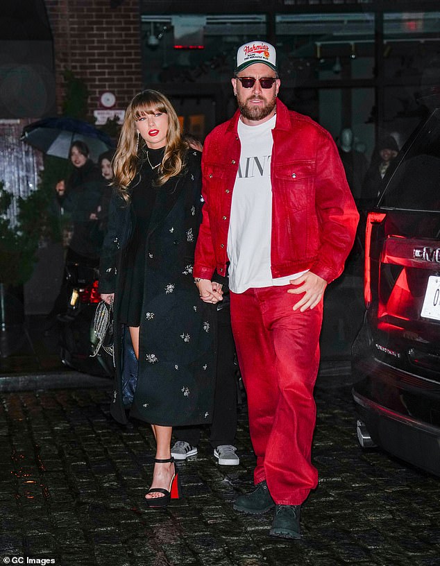 Fans got rare insight on what Swift and Kelce's date nights are like thanks to the Bachelorette alum Jason Tartick, who witnessed the couple at Zero Bond on Thursday; Swift and Kelce seen in 2024