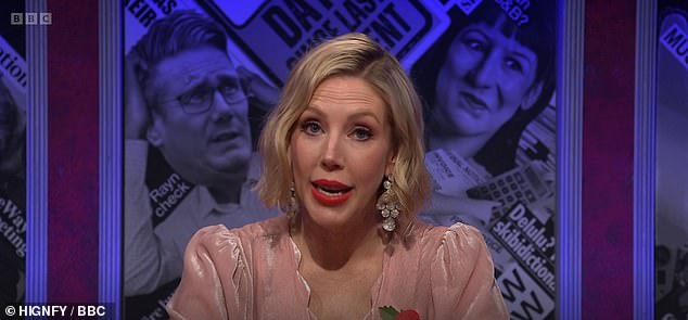 The long-running show's host Ms Ryan began by mentioning the former England captain's disappointment at not being knighted back in 2013