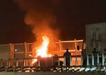 Russian crypto millionaire killed in fiery high-speed crash as his Lamborghini flips and bursts into flames