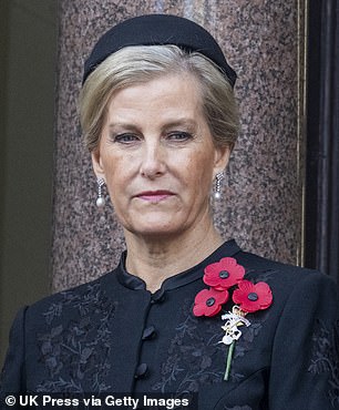 Sophie wore three poppies