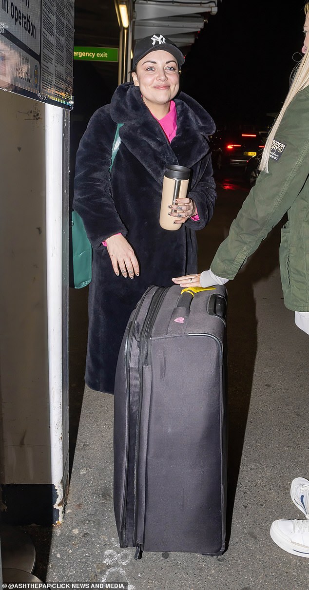 And she has officially made her way to Australia after she was seen checking in at Heathrow Airport