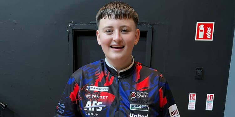 Young Scots darts sensation breaks Luke Littler's record just DAYS after turning 15