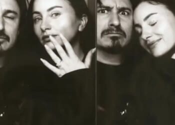 Friday Night Dinner and Plebs star Tom Rosenthal reveals he's engaged to long-term girlfriend as she shows off huge ring