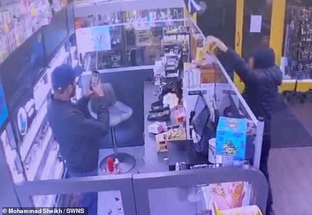 And exhausted from constantly dealing with the issues, the owner is unsure if he can continue with his business, having lost around £20,000 due to crime since opening