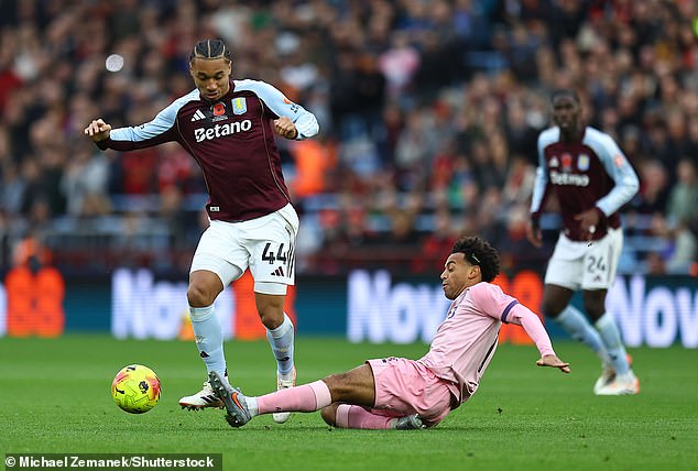 Despite appearing disorientated, Adams was allowed to continue the Premier League clash