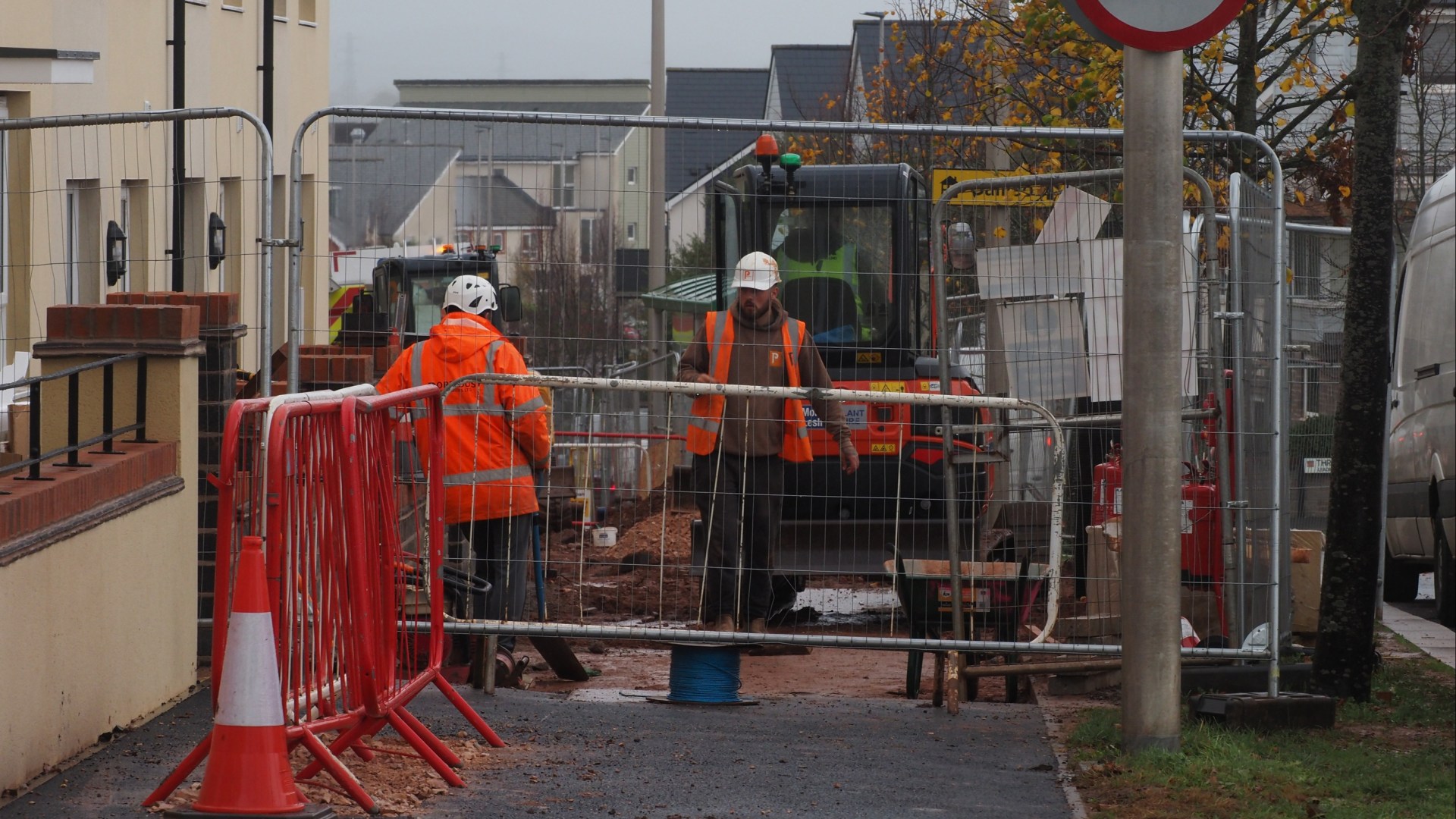 We live in half-built ghost town & are desperate to move… we're cut off and there’s almost never hot water
