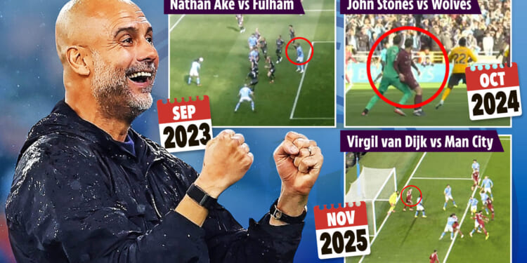 How Man City have been on right side of same VAR controversy THREE seasons running