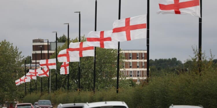 Fury as woke councils spend eye-watering sum taking down England and Union Flags from streets