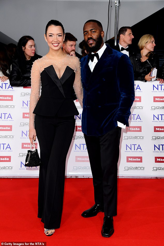 The couple pictured together at the NTAs in September