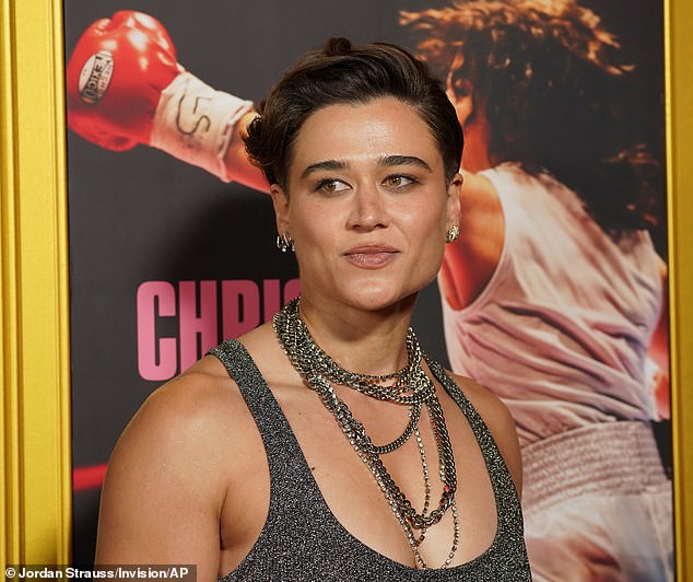 Sweeney also credited costar Katy O'Brian, 36, for her strength and resilience. Pictured in LA last month