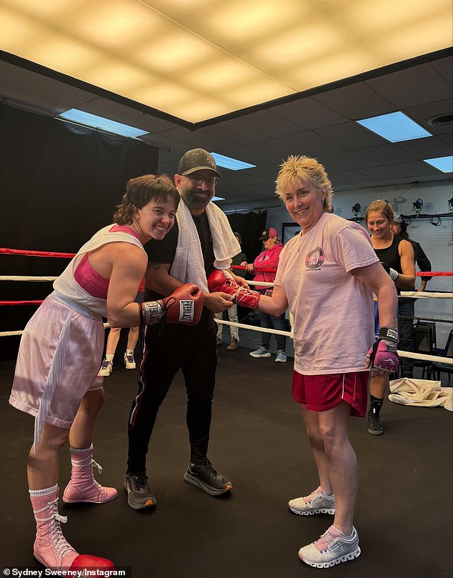 Sweeney paid tribute to Martin, who she said inspired everyone 'to step into our power'