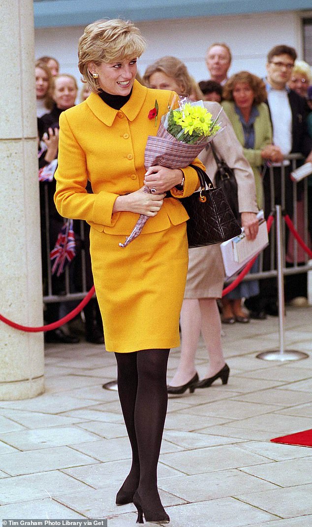 Princess Di - pictured in Liverpool in November 1995