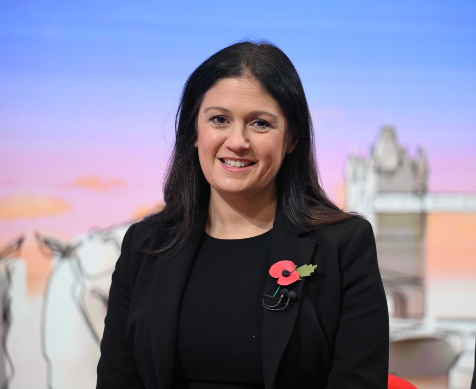 Culture Secretary Lisa Nandy appearing on the BBC 1 current affairs programme, Sunday With Laura Kuenssberg.