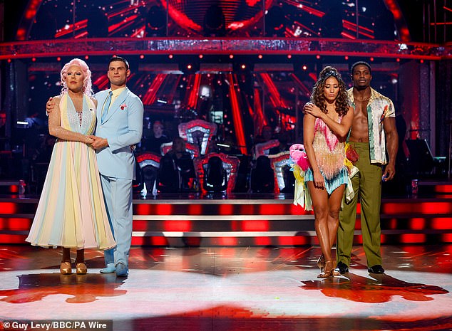 Harry Aikines-Aryeetey was the latest contestant to be booted off Strictly Come Dancing after a dance off with La Voix and Alja¿ ¿korjanec on Sunday